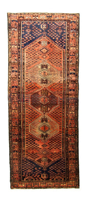 Løber Persisk tæppe - Nomadisk - 280 x 107 cm - blå