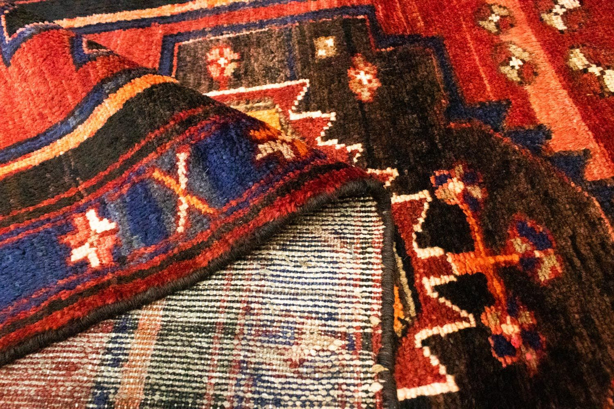 Løber Persisk tæppe - Nomadisk - 302 x 104 cm - blå