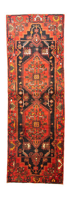 Løber Persisk tæppe - Nomadisk - 310 x 105 cm - blå