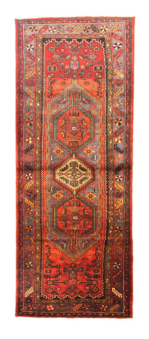Løber Persisk tæppe - Nomadisk - 295 x 110 cm - orange