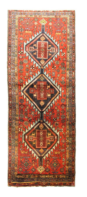 Løber Persisk tæppe - Nomadisk - 300 x 114 cm - orange