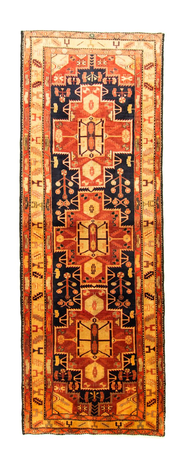 Løber Persisk tæppe - Nomadisk - 320 x 113 cm - orange