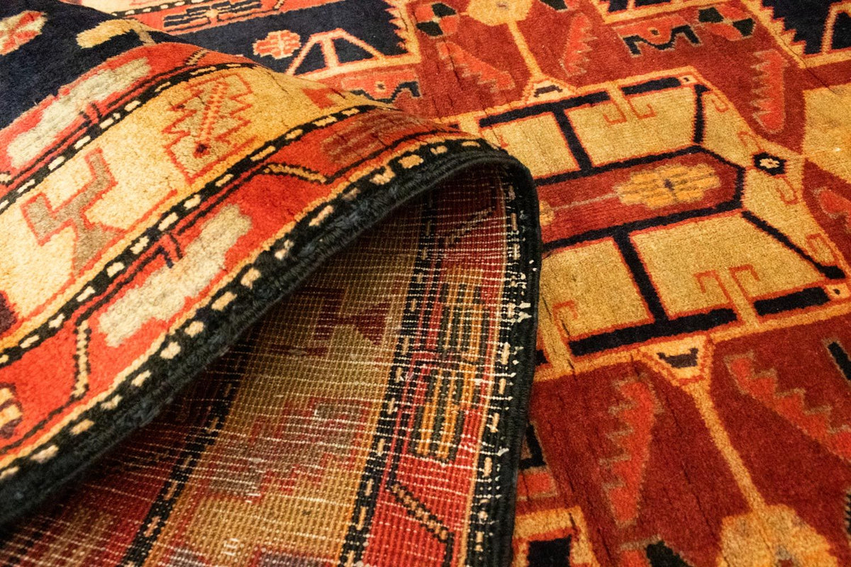 Løber Persisk tæppe - Nomadisk - 320 x 113 cm - orange