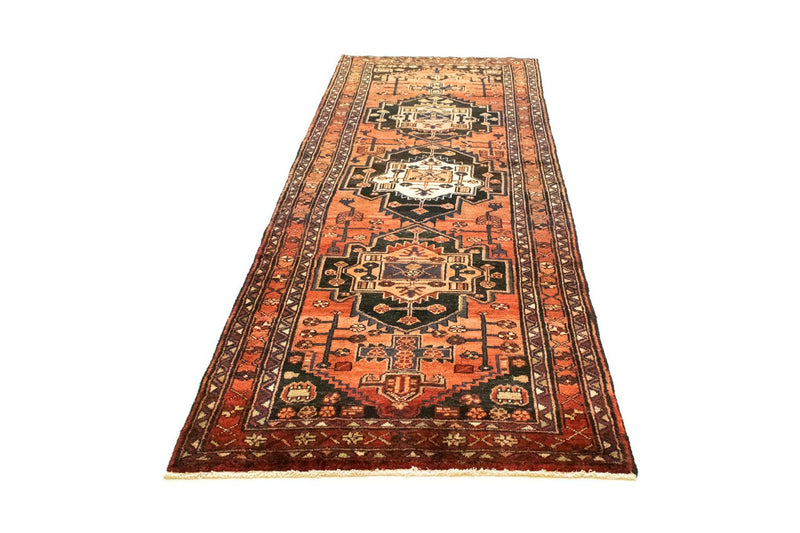 Løber Persisk tæppe - Nomadisk - 300 x 101 cm - brun