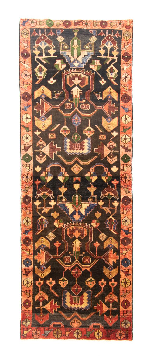 Løber Persisk tæppe - Nomadisk - 296 x 105 cm - blå