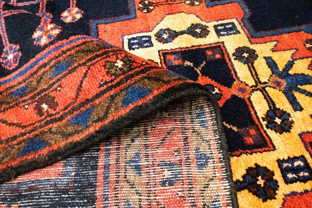 Løber Persisk tæppe - Nomadisk - 305 x 115 cm - blå