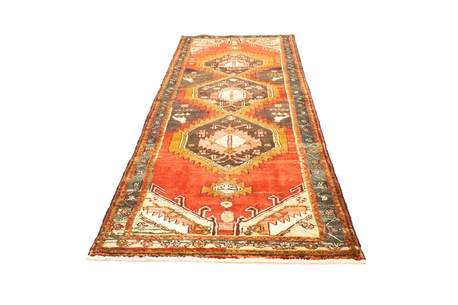 Løber Persisk tæppe - Nomadisk - 291 x 106 cm - rust