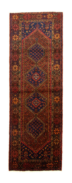 Løber Persisk tæppe - Nomadisk - 315 x 108 cm - blå