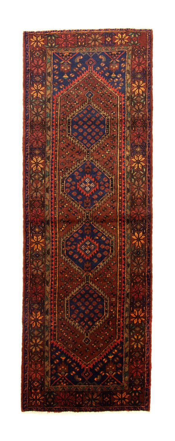 Løber Persisk tæppe - Nomadisk - 315 x 108 cm - blå