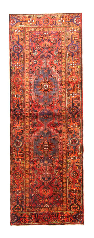 Løber Persisk tæppe - Nomadisk - 297 x 102 cm - rød
