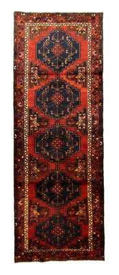 Løber Persisk tæppe - Nomadisk - 305 x 105 cm - blå