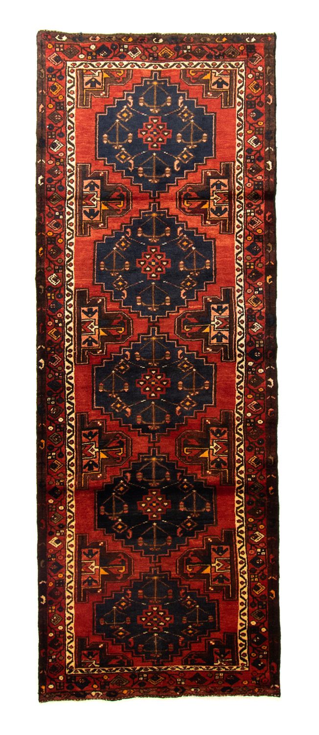 Løber Persisk tæppe - Nomadisk - 305 x 105 cm - blå