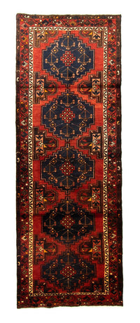 Løber Persisk tæppe - Nomadisk - 305 x 105 cm - blå