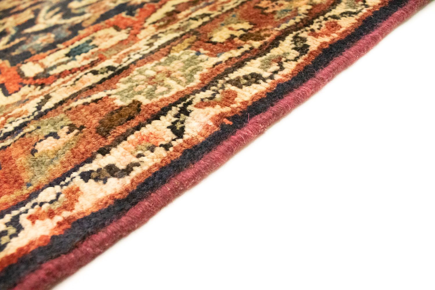 Løber Persisk tæppe - Nomadisk - 428 x 110 cm - blå
