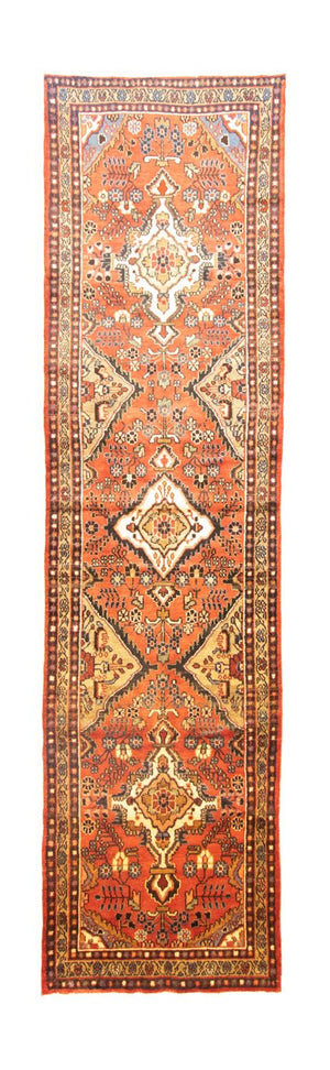 Løber Persisk tæppe - Nomadisk - 400 x 101 cm - orange