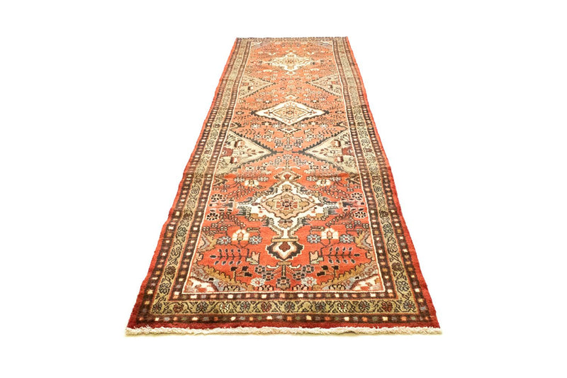 Løber Persisk tæppe - Nomadisk - 400 x 101 cm - orange