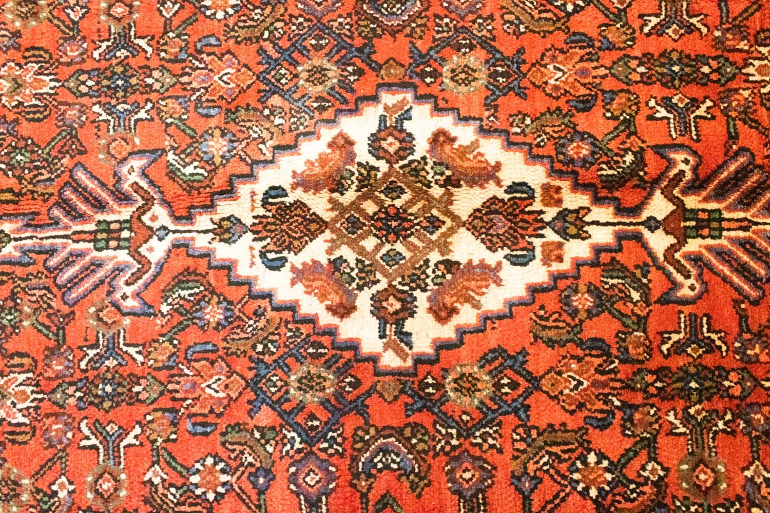 Persisk tæppe - Nomadisk - 285 x 207 cm - orange