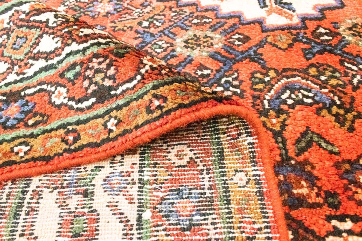 Persisk tæppe - Nomadisk - 285 x 207 cm - orange