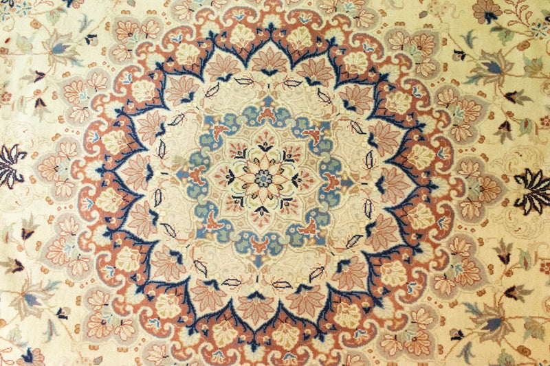 Persisk tæppe - Keshan - 353 x 240 cm - beige
