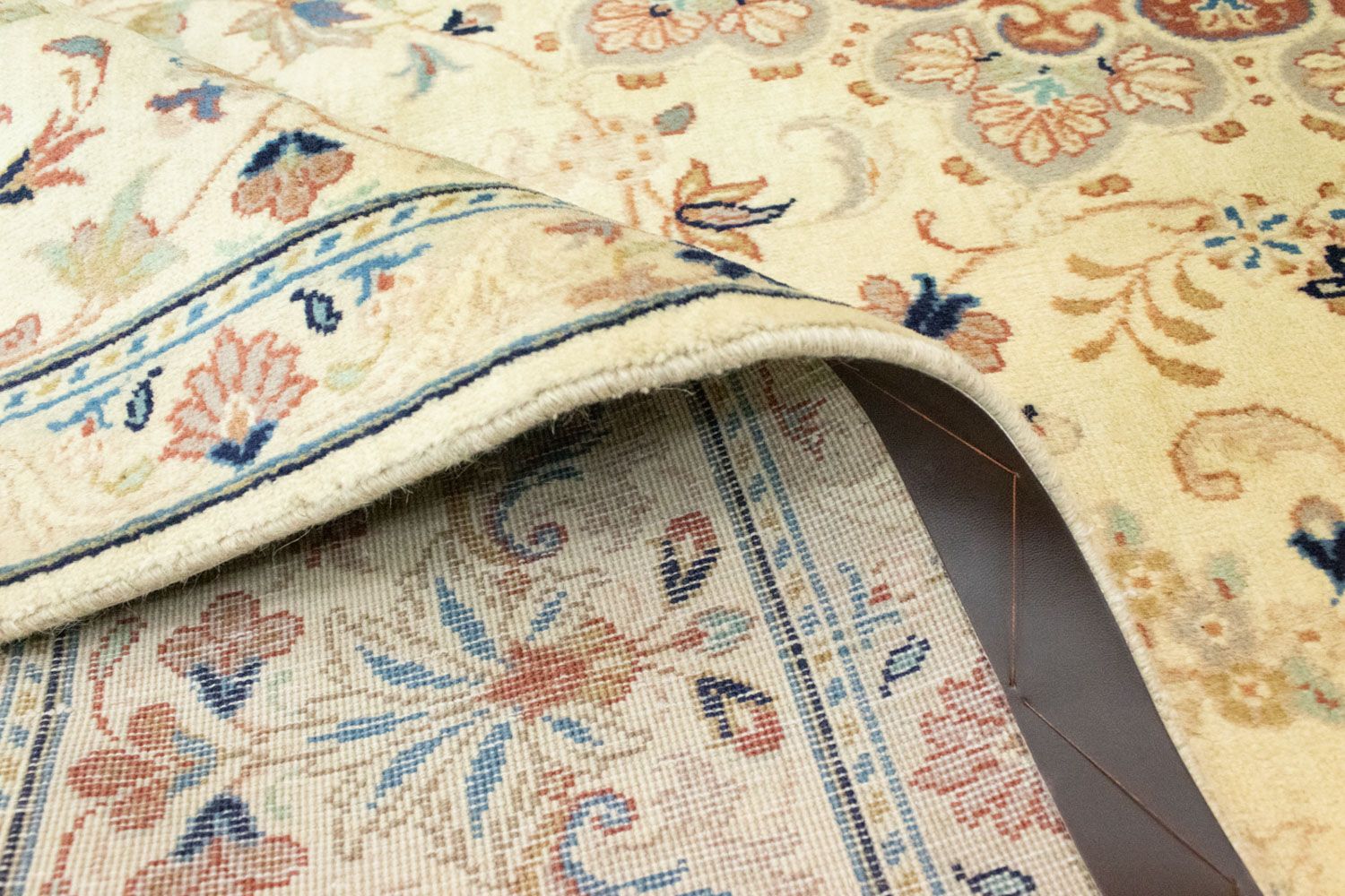 Persisk tæppe - Keshan - 353 x 240 cm - beige