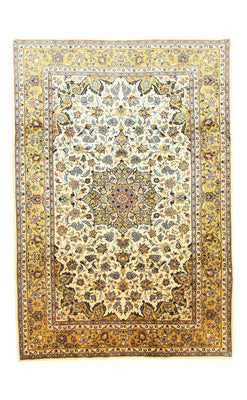 Persisk tæppe - Keshan - 320 x 215 cm - beige