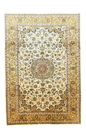 Persisk tæppe - Keshan - 320 x 215 cm - beige