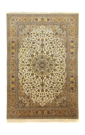 Persisk tæppe - Keshan - 364 x 250 cm - beige