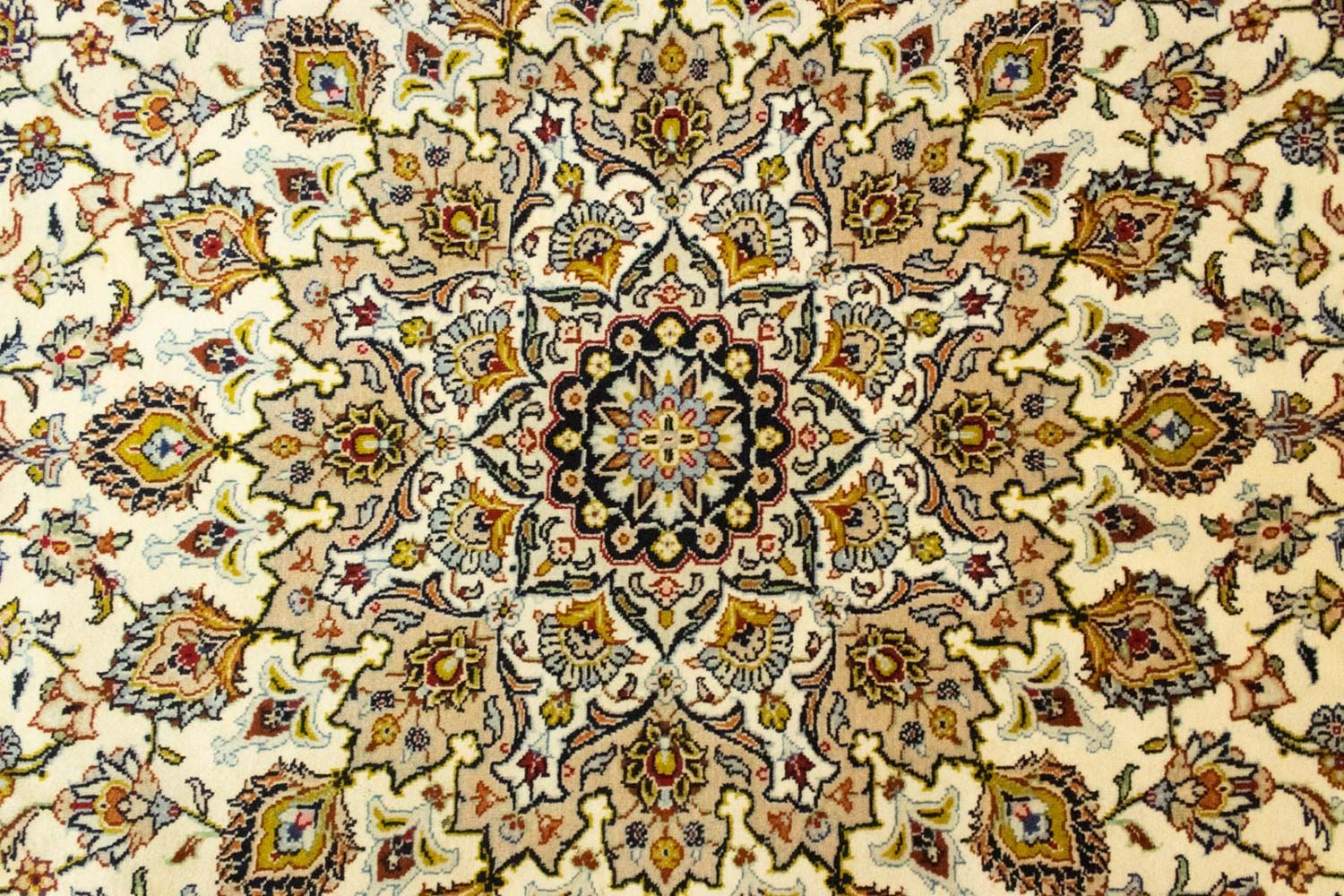 Persisk tæppe - Keshan - 364 x 250 cm - beige