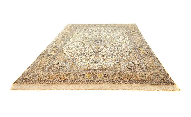 Persisk tæppe - Keshan - 364 x 250 cm - beige