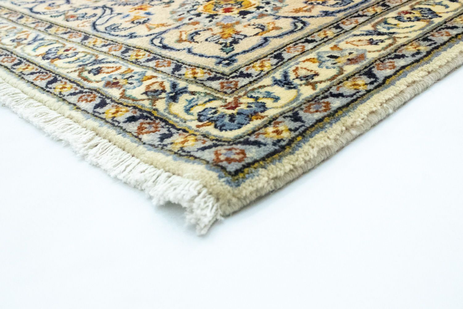 Persisk tæppe - Keshan - 402 x 296 cm - beige