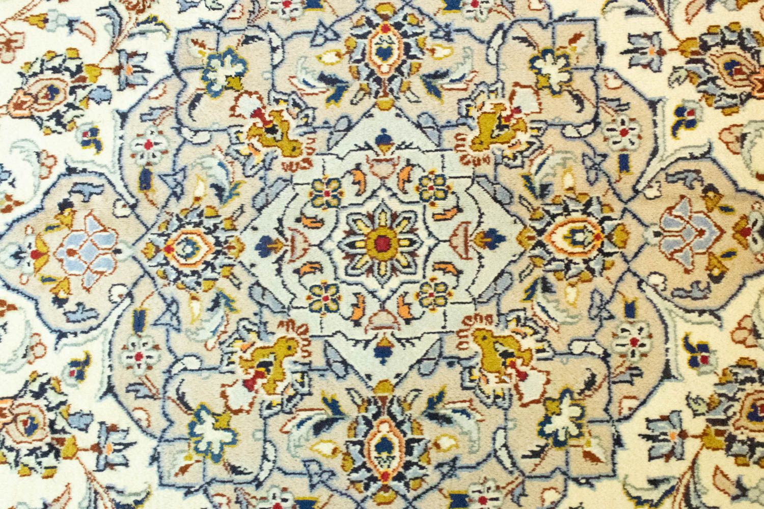 Persisk tæppe - Keshan - 405 x 294 cm - beige