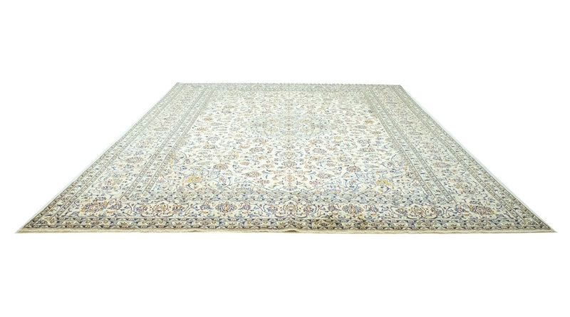 Persisk tæppe - Keshan - 405 x 294 cm - beige
