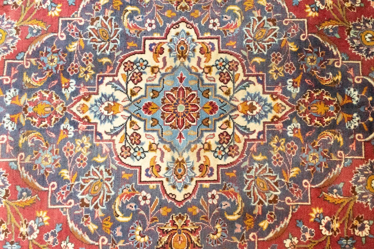 Persisk tæppe - Keshan - 397 x 300 cm - orange