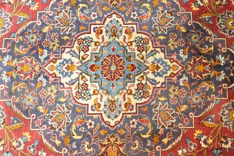 Persisk tæppe - Keshan - 397 x 300 cm - orange