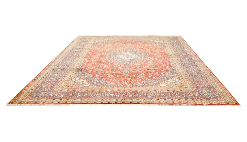 Persisk tæppe - Keshan - 397 x 300 cm - orange