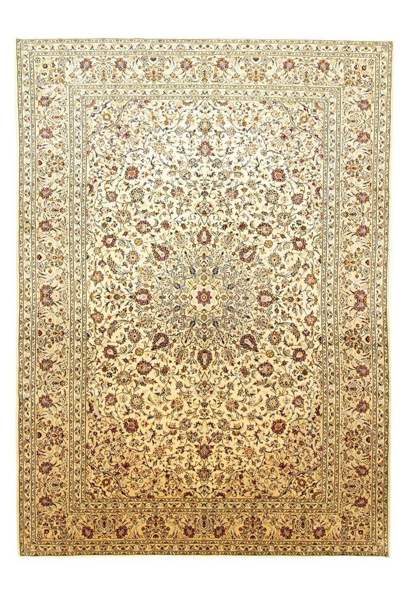 Persisk tæppe - Keshan - 398 x 295 cm - brun