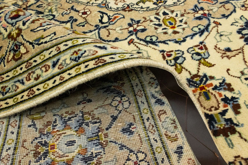 Persisk tæppe - Keshan - 300 x 198 cm - beige