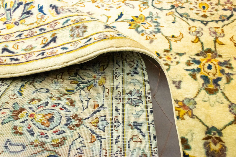 Persisk tæppe - Keshan - 300 x 202 cm - beige
