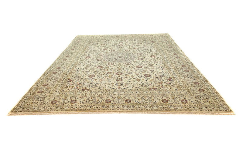 Persisk tæppe - Keshan - 350 x 252 cm - beige