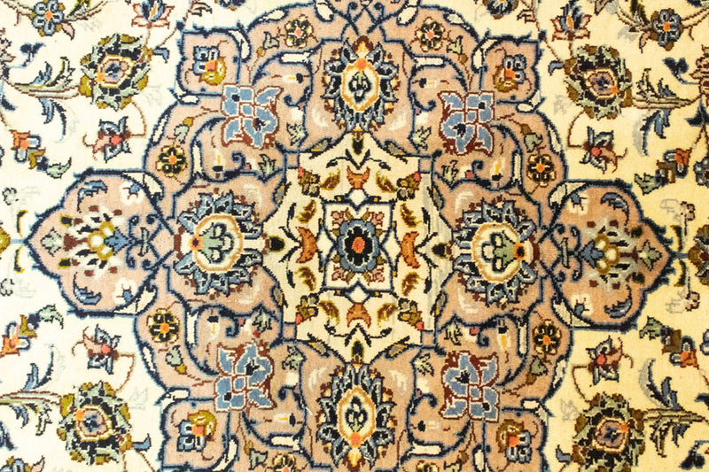 Persisk tæppe - Keshan - 404 x 292 cm - beige
