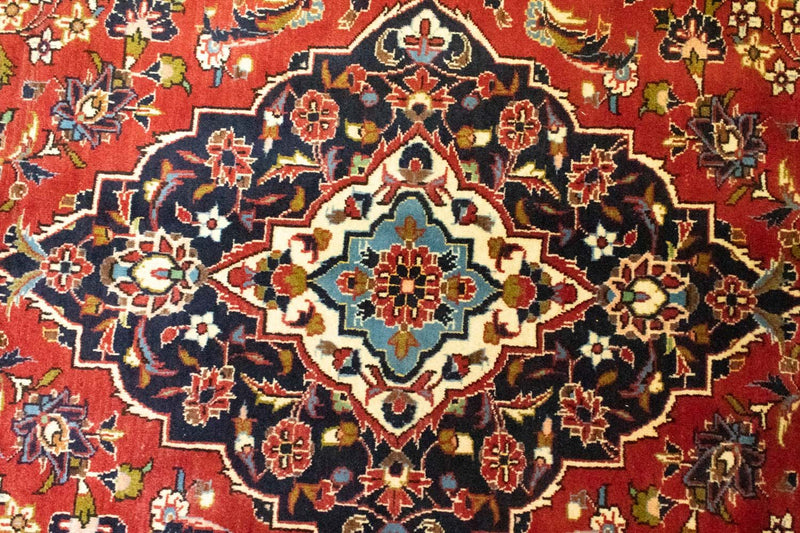 Persisk tæppe - Keshan - 349 x 246 cm - orange