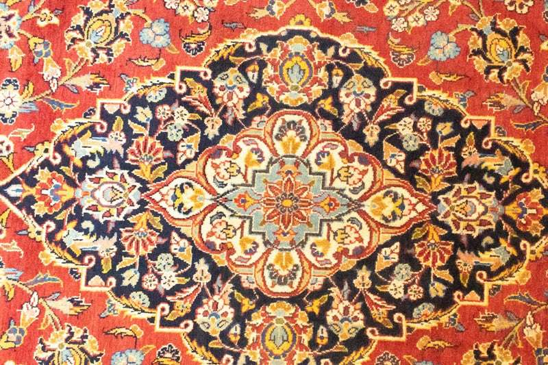 Persisk tæppe - Keshan - 385 x 270 cm - orange