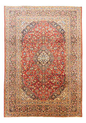 Persisk tæppe - Keshan - 356 x 251 cm - rød