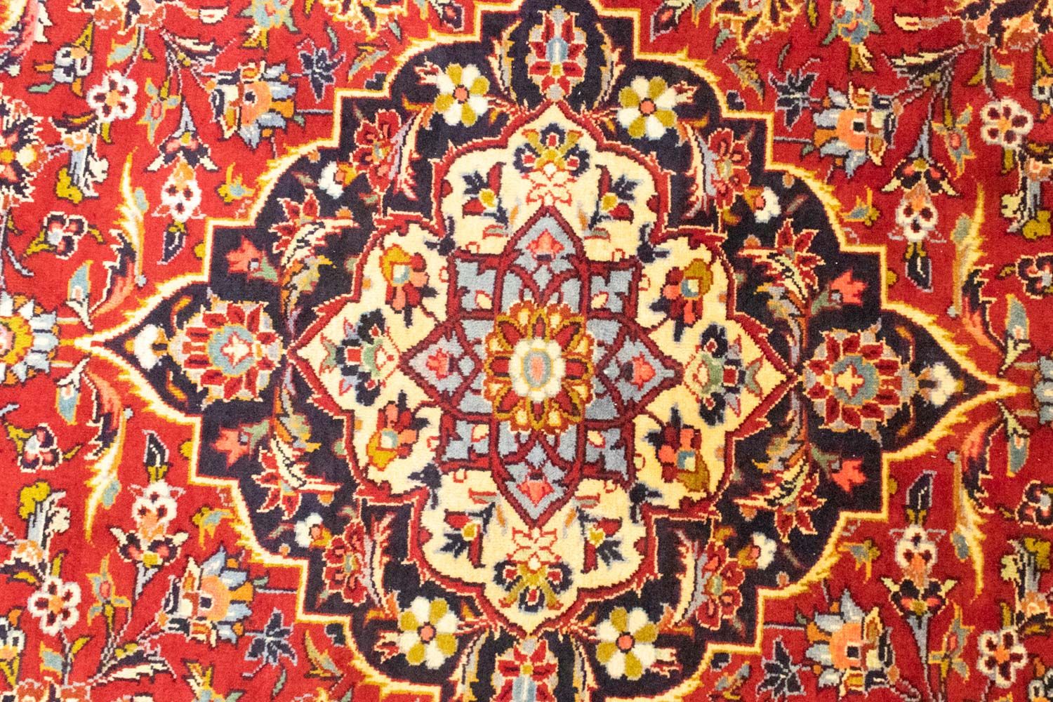 Persisk tæppe - Keshan - 358 x 248 cm - rød
