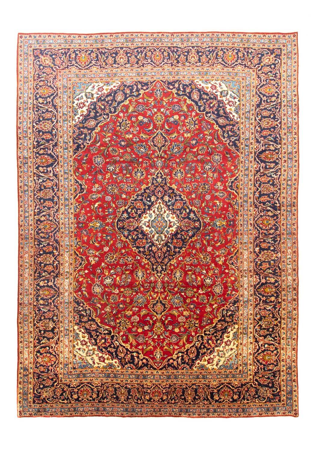 Persisk tæppe - Keshan - 358 x 255 cm - rød