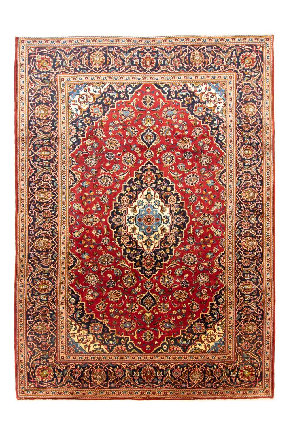 Persisk tæppe - Keshan - 340 x 245 cm - rød