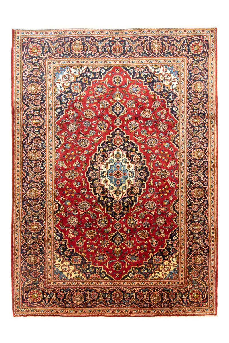 Persisk tæppe - Keshan - 340 x 245 cm - rød