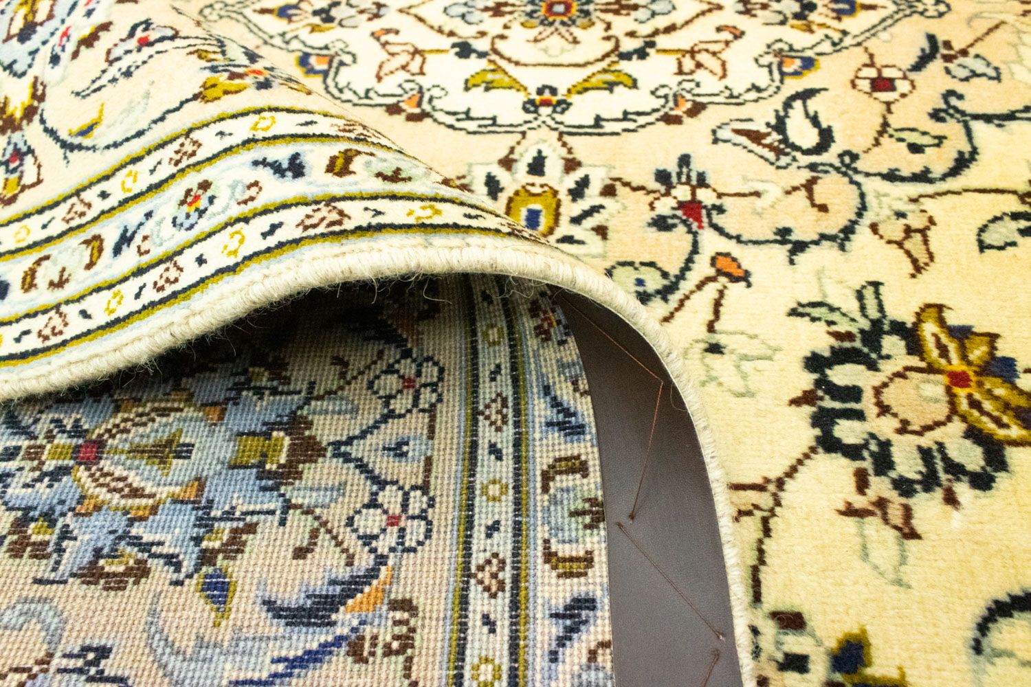 Persisk tæppe - Keshan - 300 x 197 cm - beige