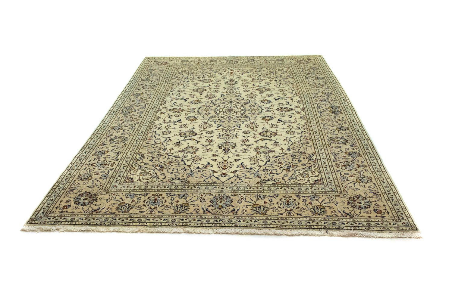 Persisk tæppe - Keshan - 300 x 197 cm - beige
