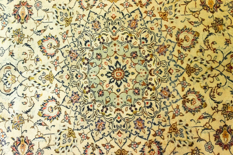 Persisk tæppe - Keshan - 350 x 254 cm - beige